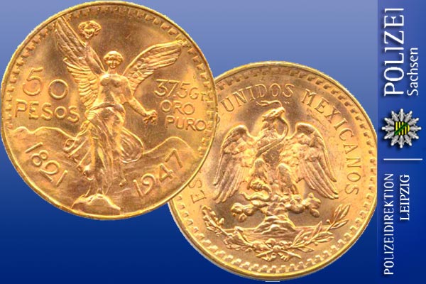 Gold-Pesos in Leipzig geklaut - Polizei bittet um Hinweise nach Trickdiebstahl 