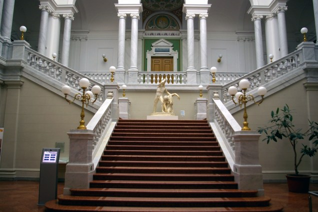 Wertvoller Teppich in der Leipziger Universitätsbibliothek zu sehen