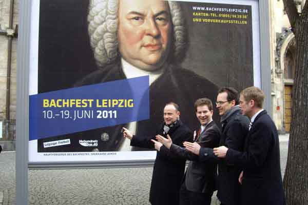 Nationale Werbekampagne für Bachfest Leipzig präsentiert