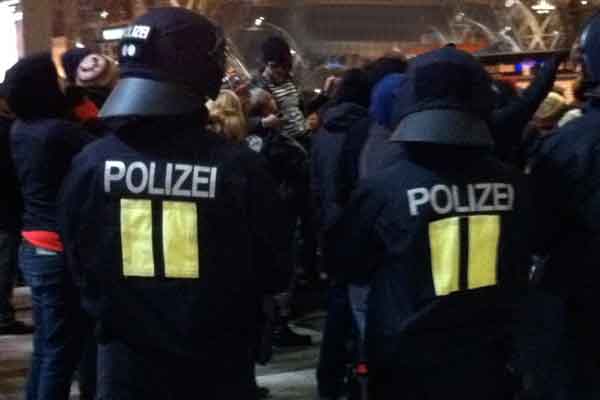4.500 Beamte beim Polizeieinsatz am 19. Februar 2011 in Dresden