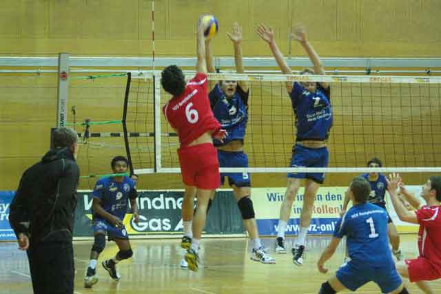 L.E. Volleys mit Tie-Break-Sieg gegen Rottenburg