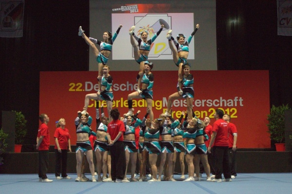 Ostdeutsche Festspiele auf der Deutschen Cheerleading Meisterschaft 2012