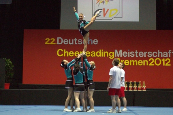 Ostdeutsche Festspiele auf der Deutschen Cheerleading Meisterschaft 2012