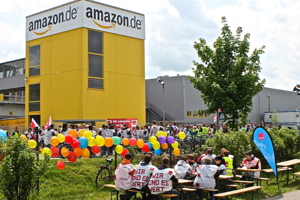 Dreitägiger Streik bei Amazon Leipzig angekündigt