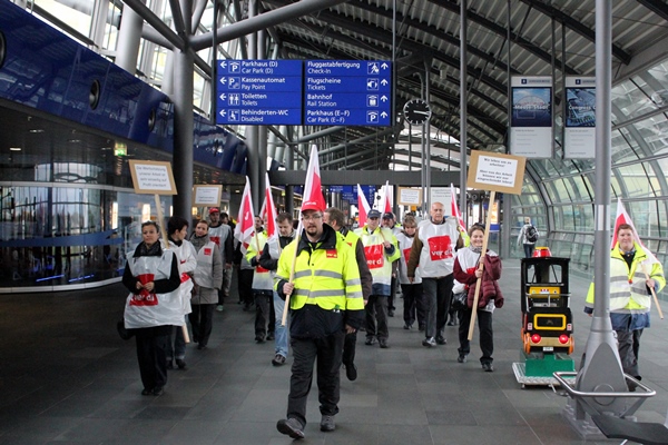 Weiterer Streik der Luftsicherheitsassistenten am Leipzig/Halle Airport