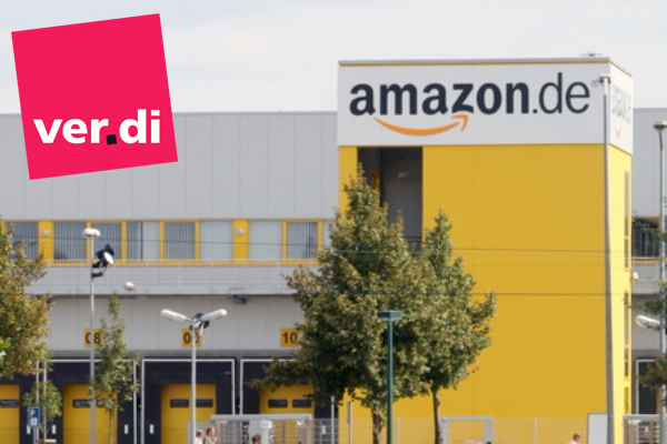 Gewerkschaft ver.di ruft Beschäftigte des Online-Versandhändlers Amazon erneut zum Streik auf