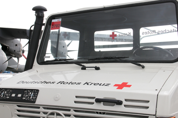 Deutsches Rotes Kreuz startet Hilfskonvoi in die Ukraine
