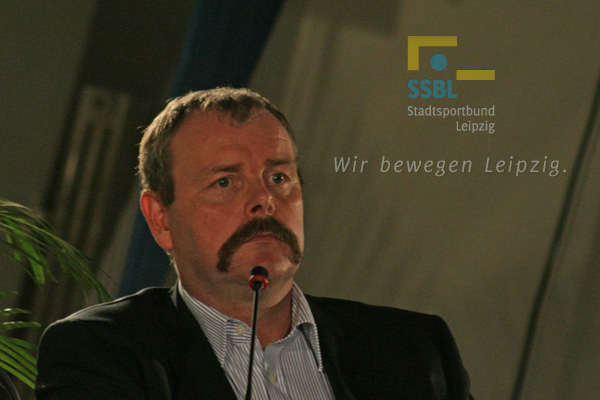 Uwe Gasch als Präsident des Stadtsportbundes Leipzig wiedergewählt