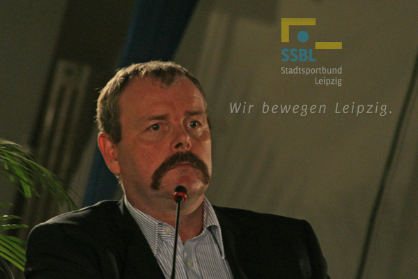Uwe Gasch als Präsident des Stadtsportbundes Leipzig wiedergewählt