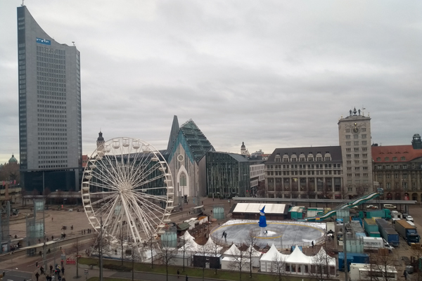 Auch 2019 heißt es wieder: Schlittschuh laufen in der Leipziger Innenstadt