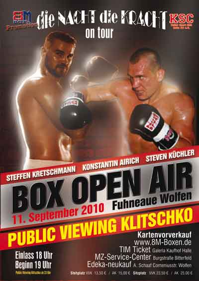 Kretschmann und Woge - Box Open Air in der Funauaue Wolfen 