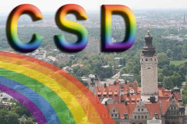  Christopher Street Day´ - Demo in Leipzig - Mehr als 2.500 Lesben und Schwule gehen auf die Straße