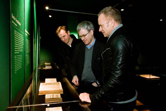 Sting besucht Bachmuseum Leipzig