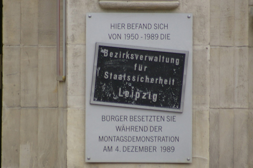 Öffentliche Führung durch das Leipziger Stasi – Archiv am 25.November