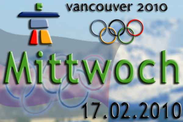 Der Mittwoch in Vancouver – Entscheidungen des Tages bei den Olympischen Winterspielen