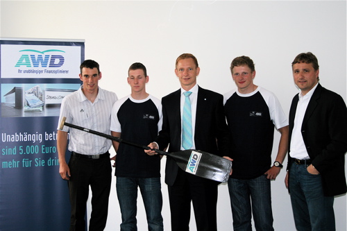 Leipziger Olympionik Jan Benzien präsentiert den 1. Firmen-Rafting Cup 2009