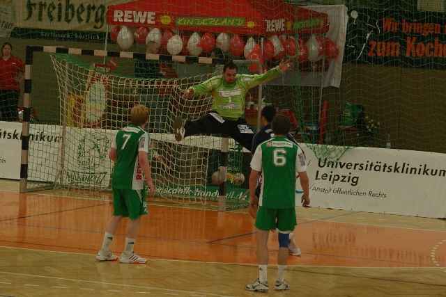 Handballer des SC DHfK Leipzig zu Gast in Kamenz