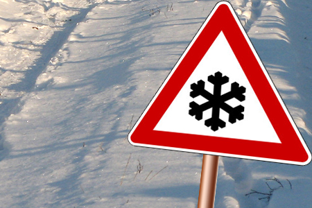 Starke Schneefälle in Sachsen - Winterdienst kommt kaum hinterher
